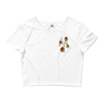 YMC | WOMENS ROSE CROP TEE